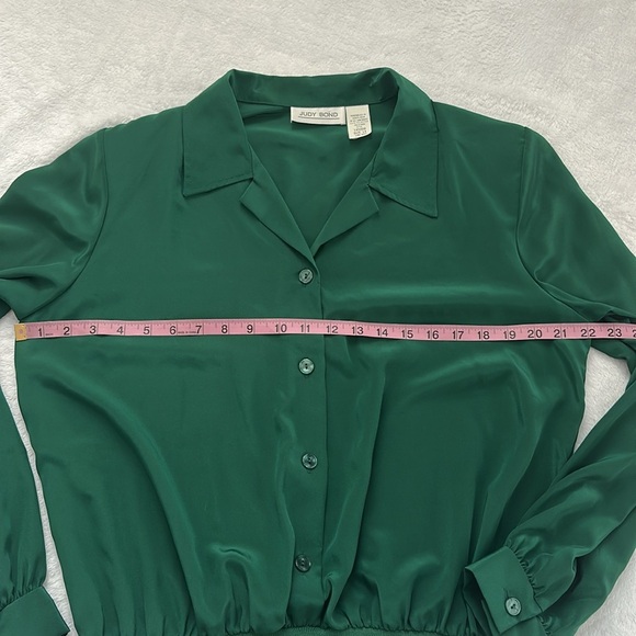 VTG Judy Bond Womens Relaxed Fit Button Up Old Money Office Clean Girl Blouse 14 - Picture 7 of 10